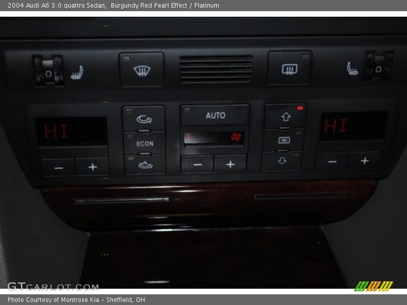 Burgundy Red Pearl Effect / Platinum 2004 Audi A6 3.0 quattro Sedan