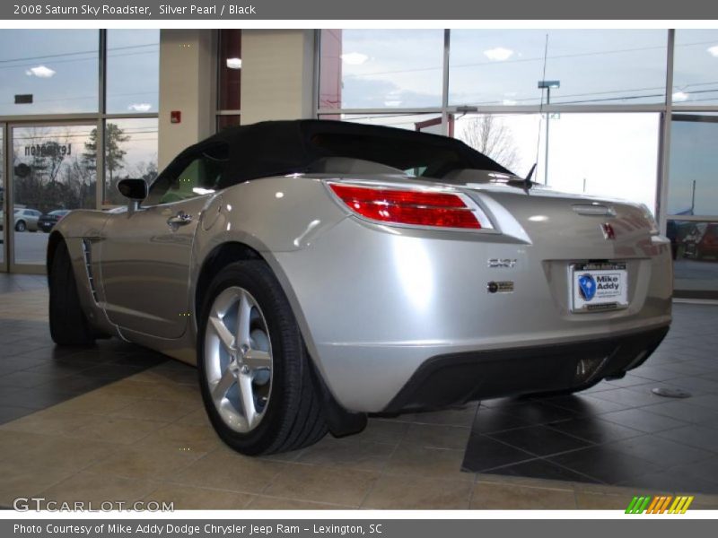 Silver Pearl / Black 2008 Saturn Sky Roadster
