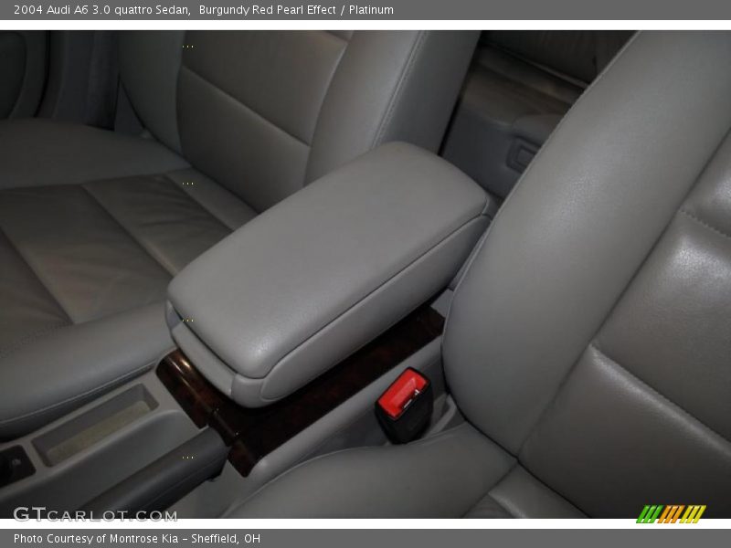 Burgundy Red Pearl Effect / Platinum 2004 Audi A6 3.0 quattro Sedan
