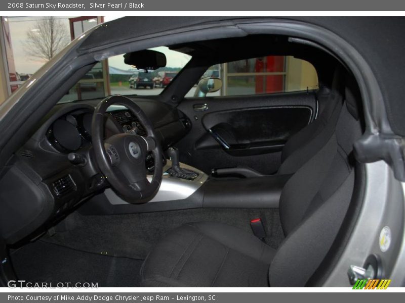Silver Pearl / Black 2008 Saturn Sky Roadster