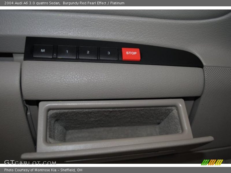 Burgundy Red Pearl Effect / Platinum 2004 Audi A6 3.0 quattro Sedan