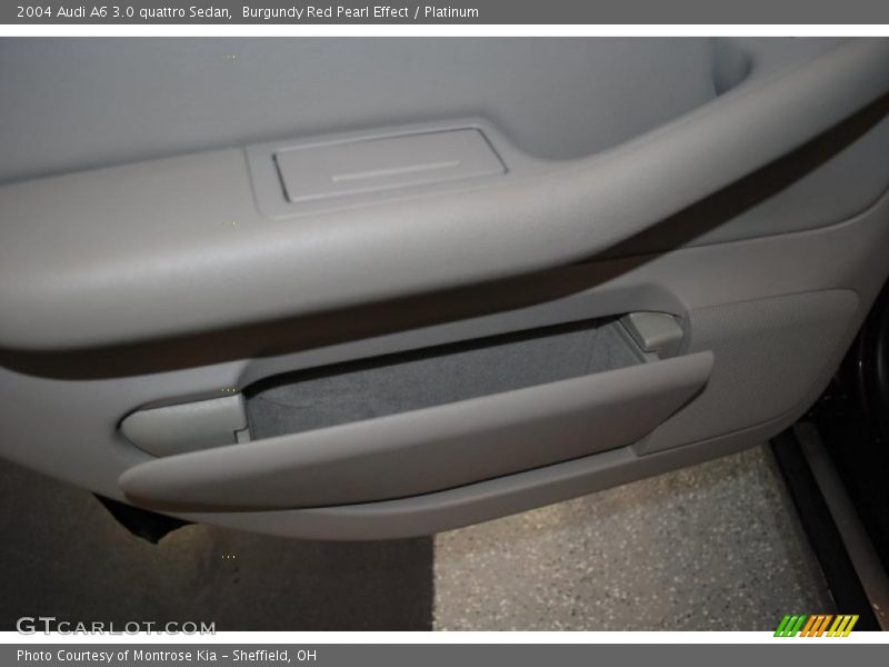 Burgundy Red Pearl Effect / Platinum 2004 Audi A6 3.0 quattro Sedan