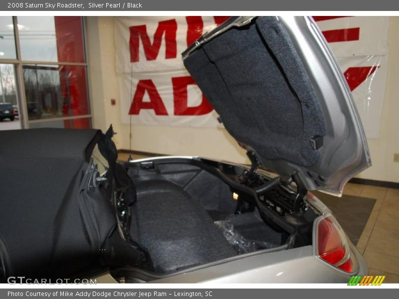 Silver Pearl / Black 2008 Saturn Sky Roadster