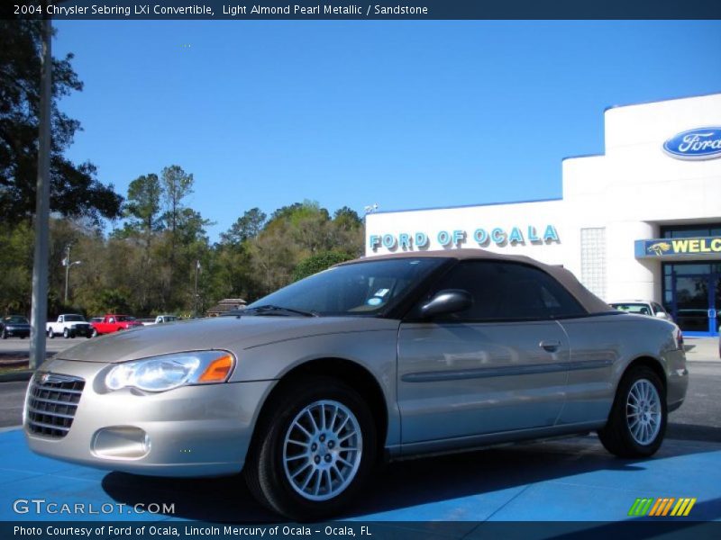 Light Almond Pearl Metallic / Sandstone 2004 Chrysler Sebring LXi Convertible