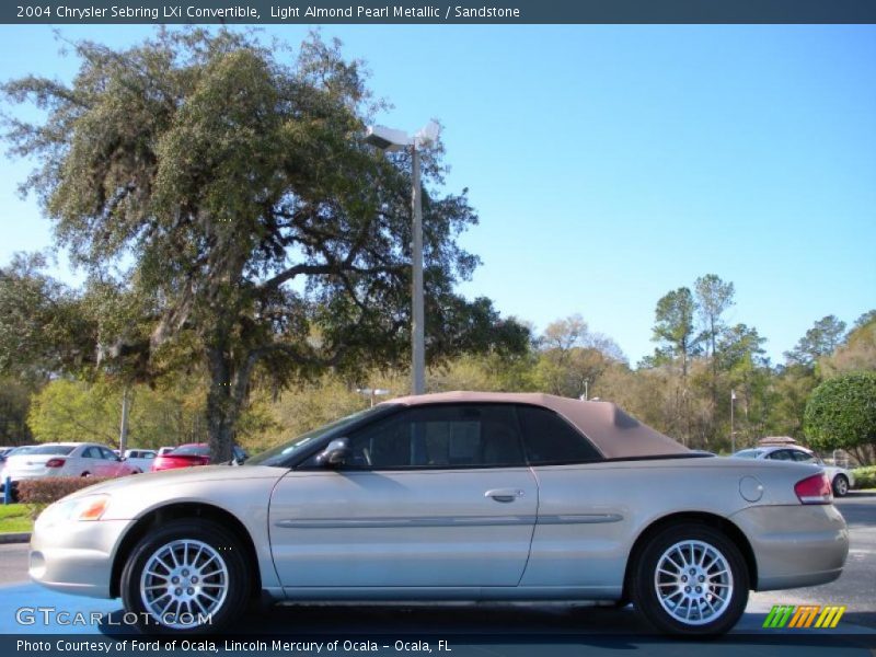 Light Almond Pearl Metallic / Sandstone 2004 Chrysler Sebring LXi Convertible