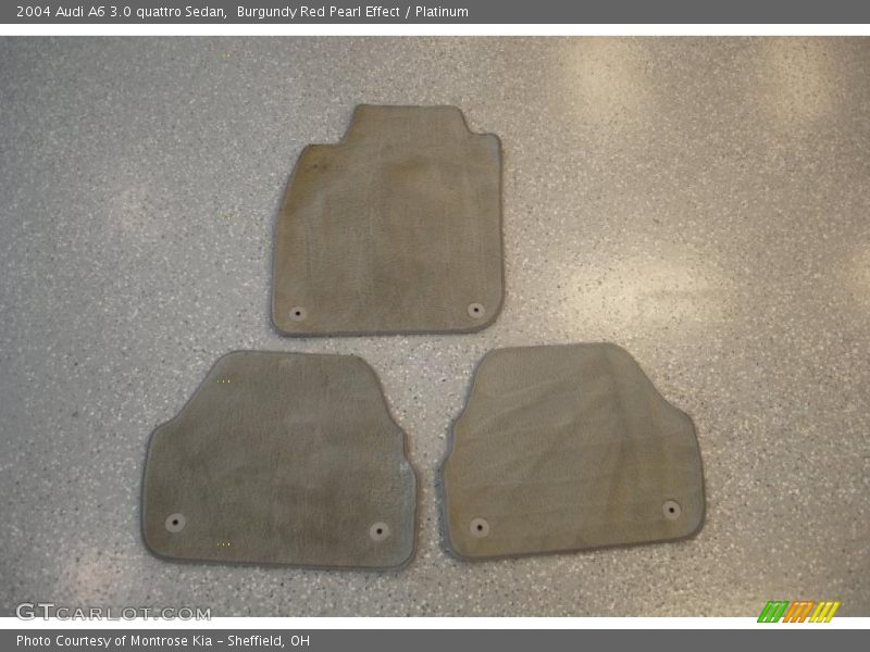 Burgundy Red Pearl Effect / Platinum 2004 Audi A6 3.0 quattro Sedan