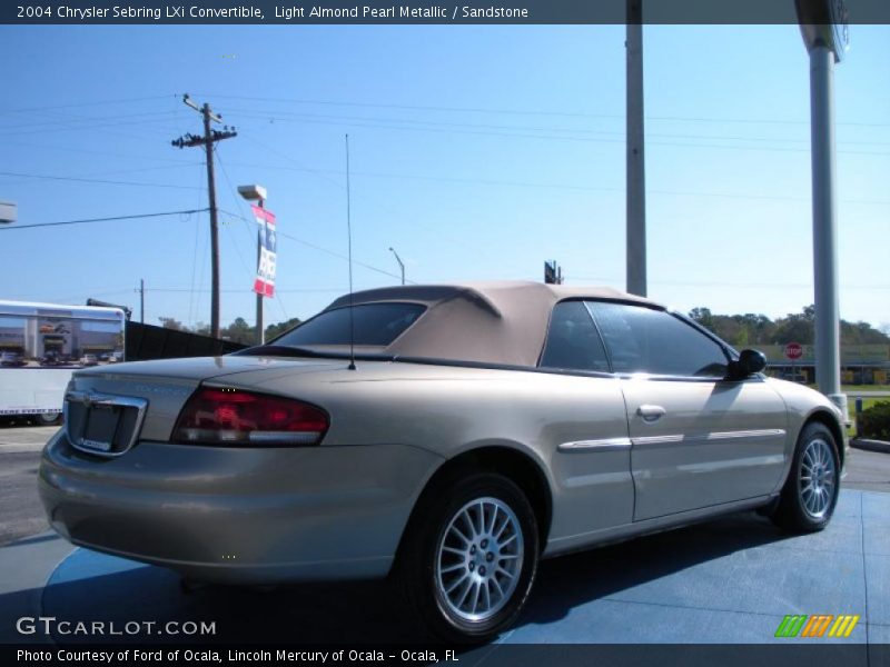 Light Almond Pearl Metallic / Sandstone 2004 Chrysler Sebring LXi Convertible