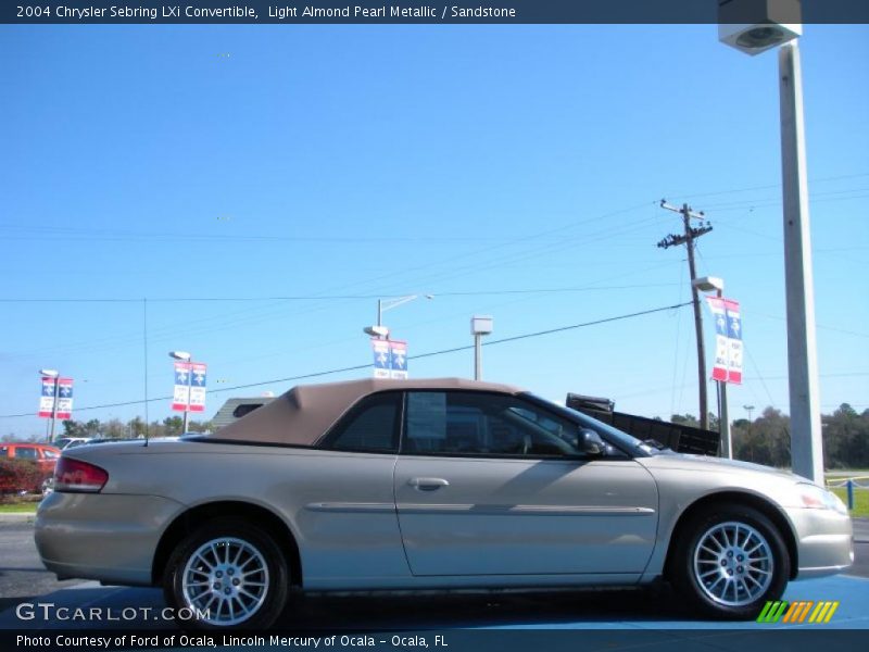 Light Almond Pearl Metallic / Sandstone 2004 Chrysler Sebring LXi Convertible