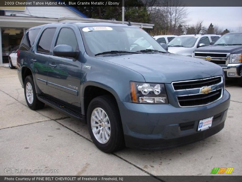 Blue Granite Metallic / Ebony 2009 Chevrolet Tahoe Hybrid 4x4