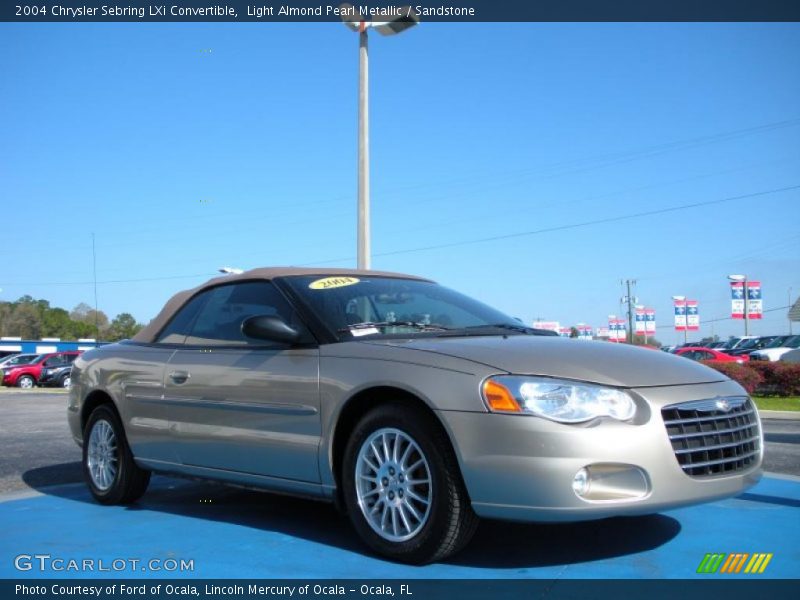 Light Almond Pearl Metallic / Sandstone 2004 Chrysler Sebring LXi Convertible