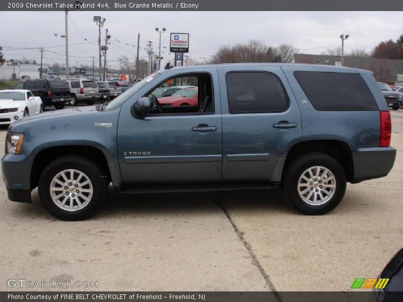Blue Granite Metallic / Ebony 2009 Chevrolet Tahoe Hybrid 4x4
