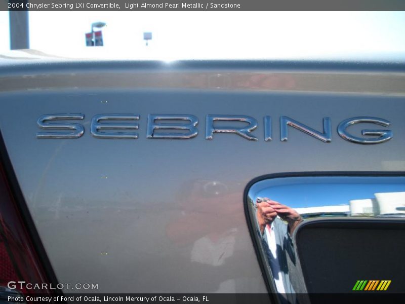 Light Almond Pearl Metallic / Sandstone 2004 Chrysler Sebring LXi Convertible
