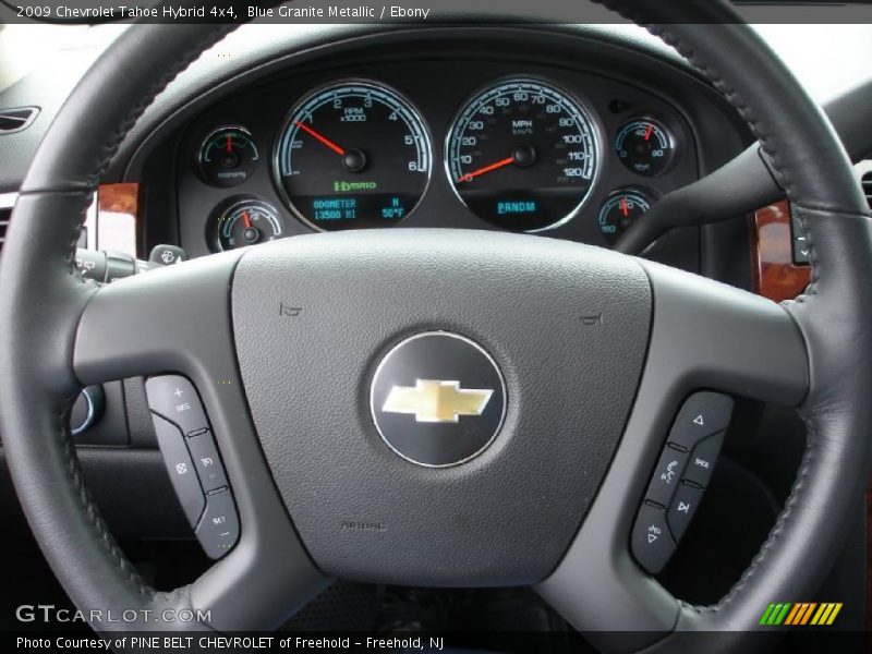 Blue Granite Metallic / Ebony 2009 Chevrolet Tahoe Hybrid 4x4