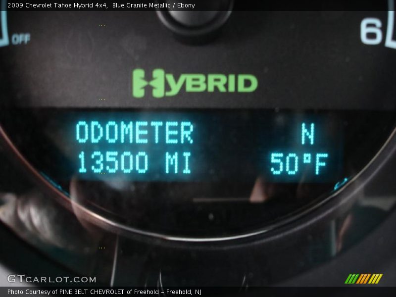 Blue Granite Metallic / Ebony 2009 Chevrolet Tahoe Hybrid 4x4