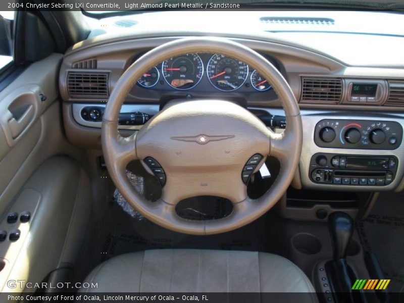 Light Almond Pearl Metallic / Sandstone 2004 Chrysler Sebring LXi Convertible