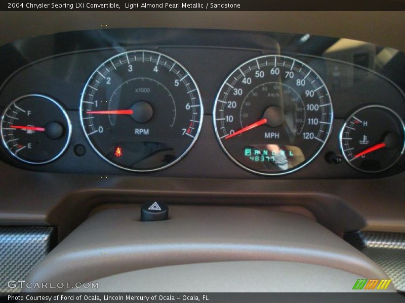Light Almond Pearl Metallic / Sandstone 2004 Chrysler Sebring LXi Convertible