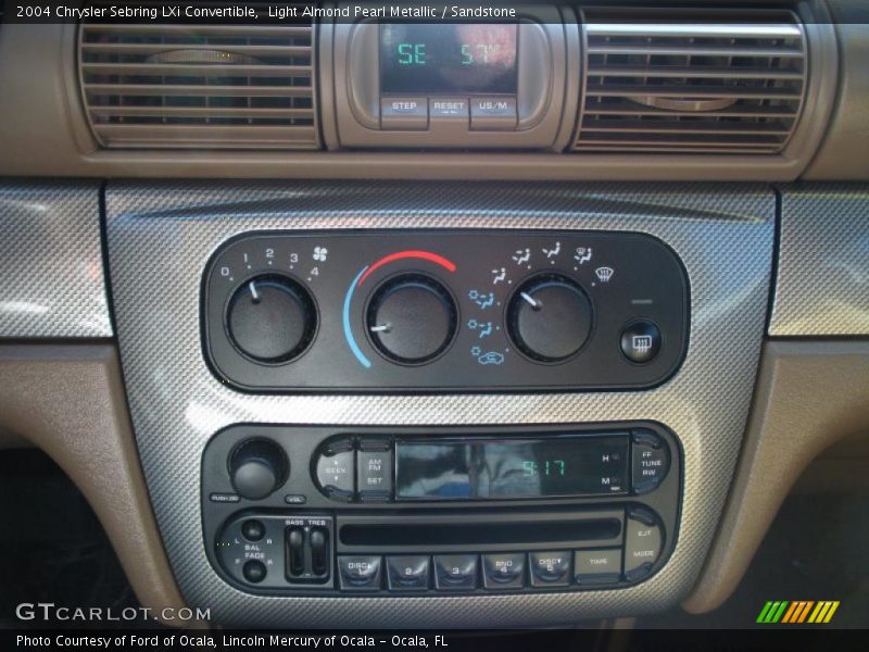 Light Almond Pearl Metallic / Sandstone 2004 Chrysler Sebring LXi Convertible