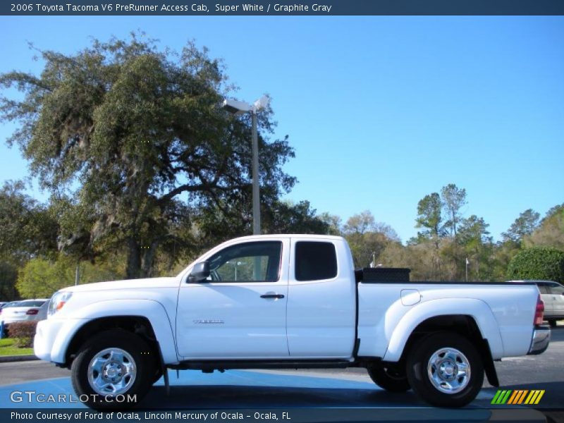 Super White / Graphite Gray 2006 Toyota Tacoma V6 PreRunner Access Cab