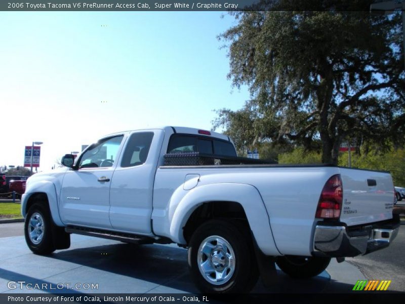 Super White / Graphite Gray 2006 Toyota Tacoma V6 PreRunner Access Cab