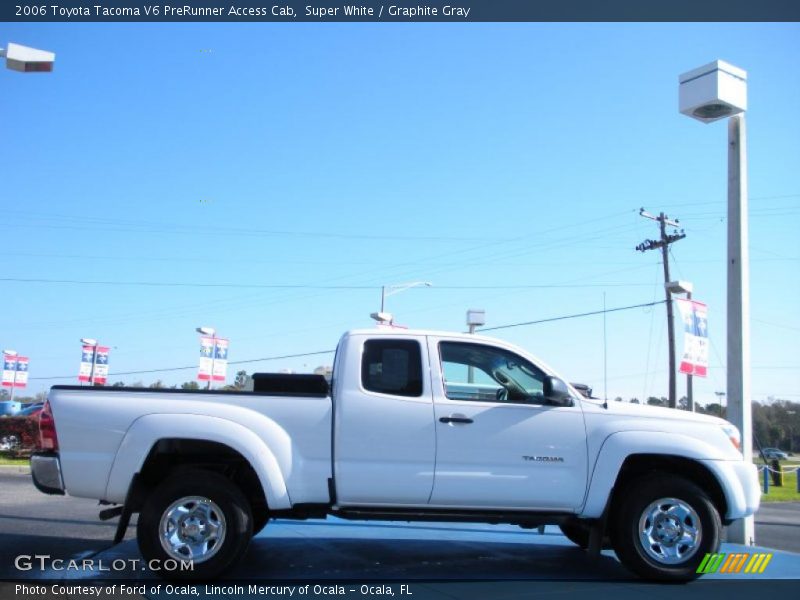 Super White / Graphite Gray 2006 Toyota Tacoma V6 PreRunner Access Cab