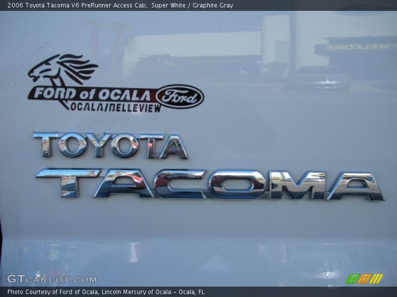 Super White / Graphite Gray 2006 Toyota Tacoma V6 PreRunner Access Cab