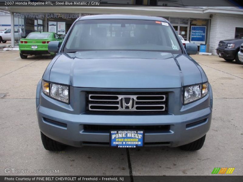 Steel Blue Metallic / Gray 2007 Honda Ridgeline RTL