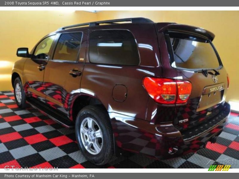 Cassis Red Pearl / Graphite 2008 Toyota Sequoia SR5 4WD