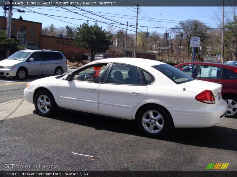 Vibrant White / Medium Parchment 2004 Ford Taurus SE Sedan