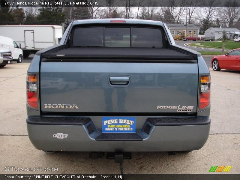 Steel Blue Metallic / Gray 2007 Honda Ridgeline RTL