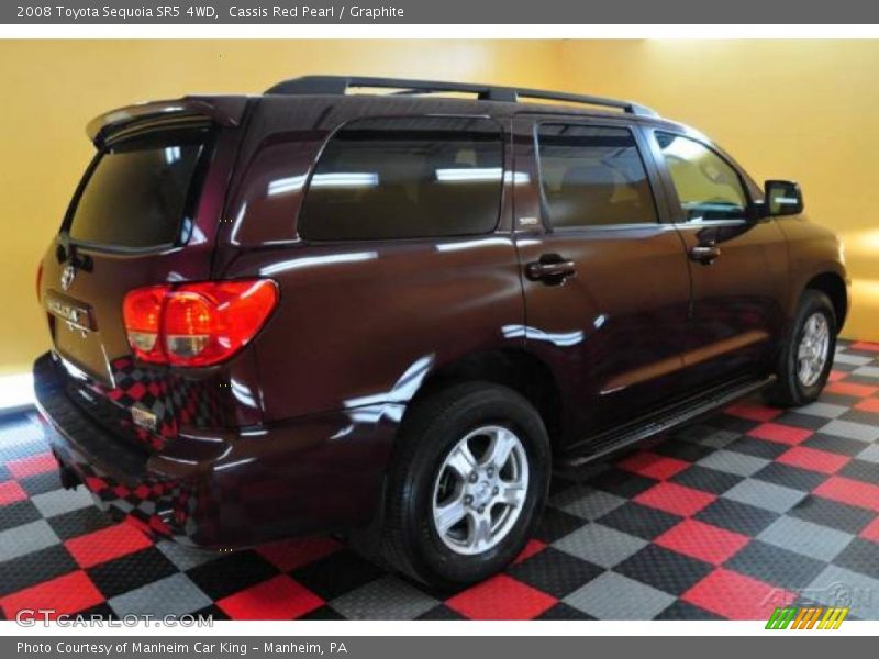 Cassis Red Pearl / Graphite 2008 Toyota Sequoia SR5 4WD