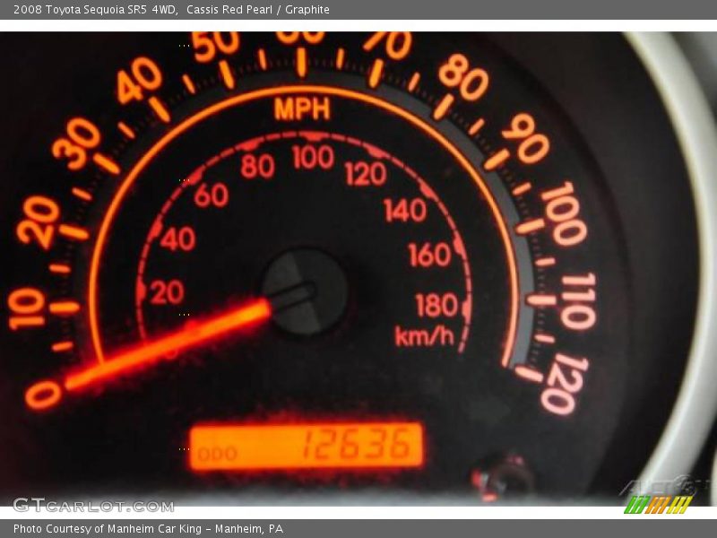 Cassis Red Pearl / Graphite 2008 Toyota Sequoia SR5 4WD