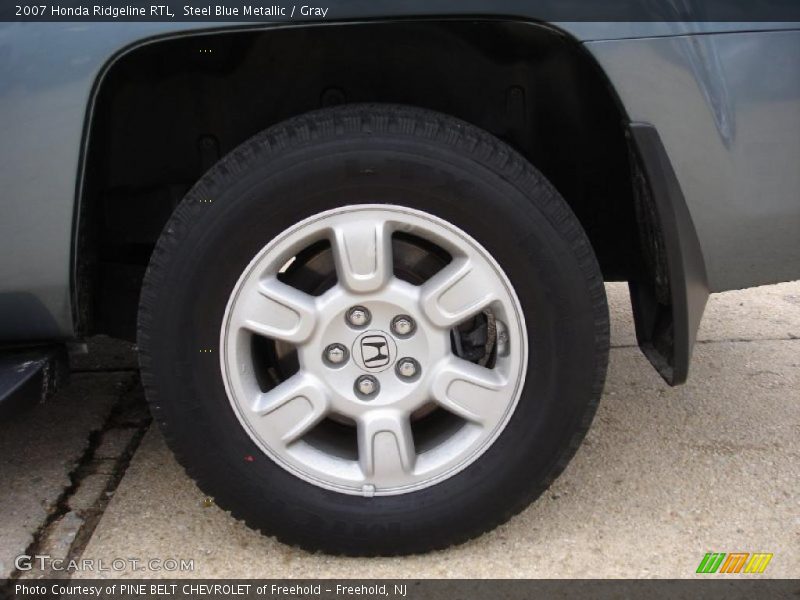 Steel Blue Metallic / Gray 2007 Honda Ridgeline RTL