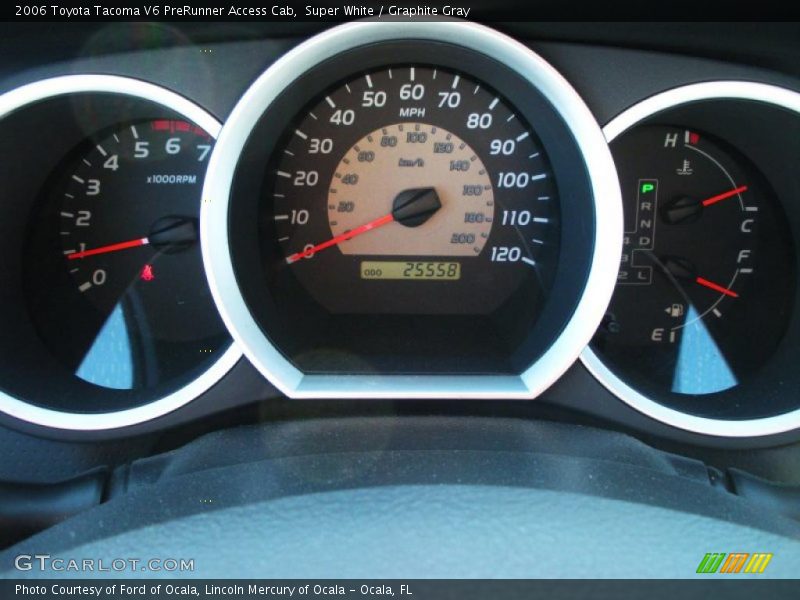 Super White / Graphite Gray 2006 Toyota Tacoma V6 PreRunner Access Cab