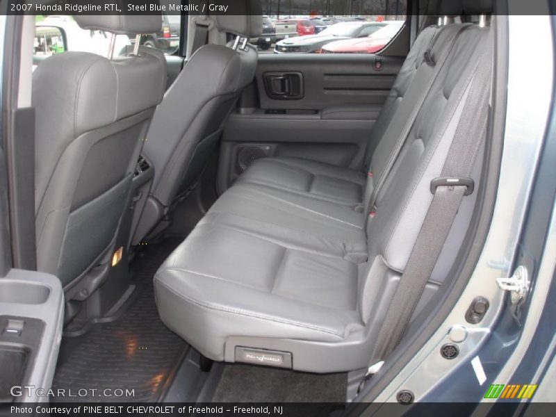 Steel Blue Metallic / Gray 2007 Honda Ridgeline RTL