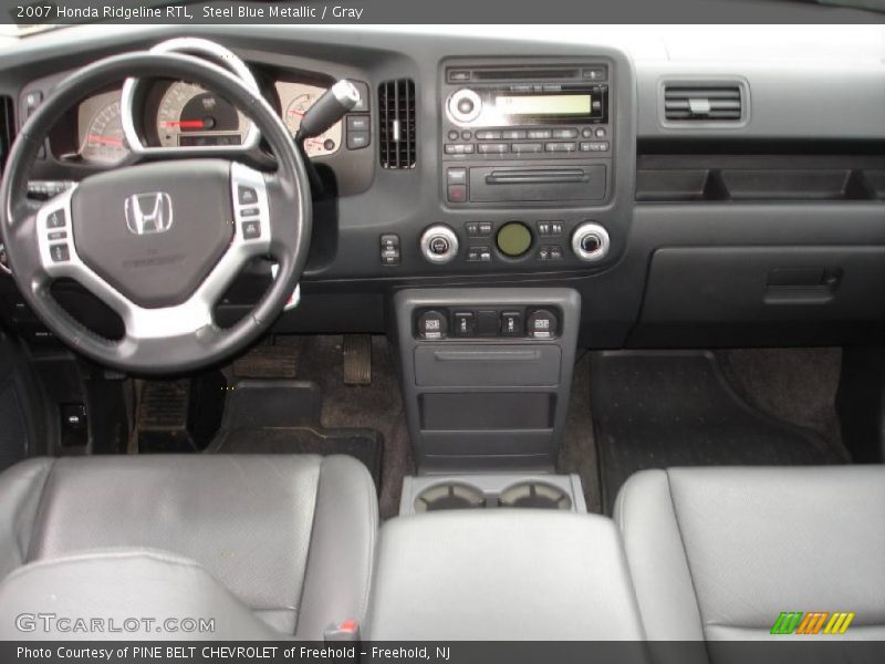 Steel Blue Metallic / Gray 2007 Honda Ridgeline RTL
