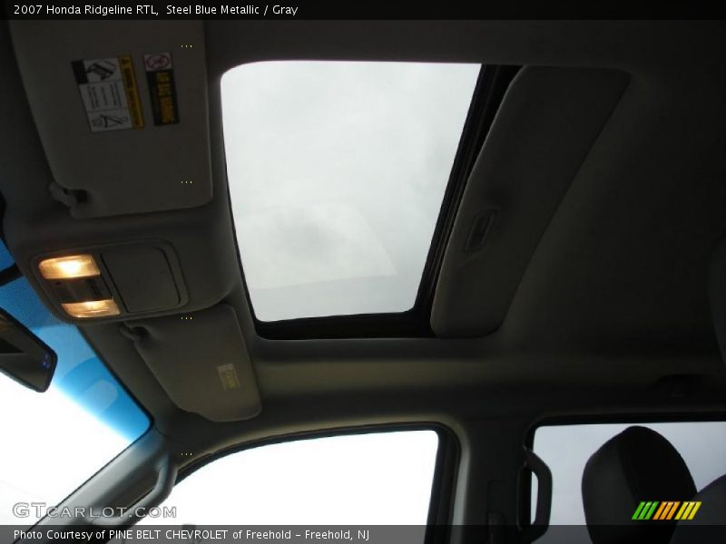 Steel Blue Metallic / Gray 2007 Honda Ridgeline RTL