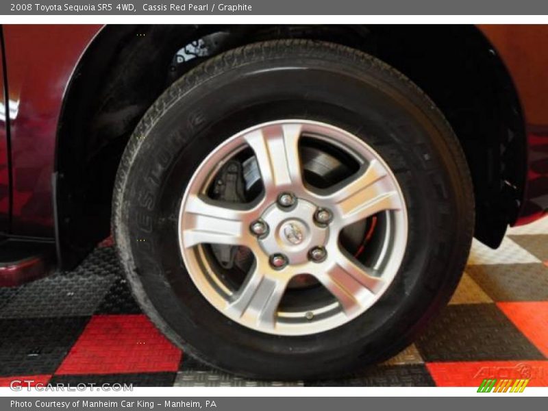 Cassis Red Pearl / Graphite 2008 Toyota Sequoia SR5 4WD