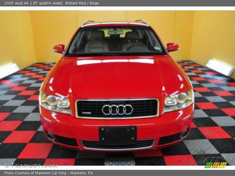 Brilliant Red / Beige 2005 Audi A4 1.8T quattro Avant