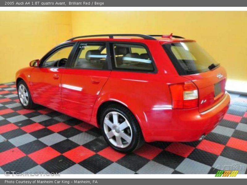 Brilliant Red / Beige 2005 Audi A4 1.8T quattro Avant