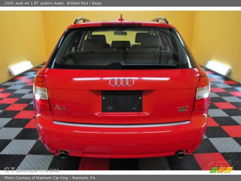 Brilliant Red / Beige 2005 Audi A4 1.8T quattro Avant