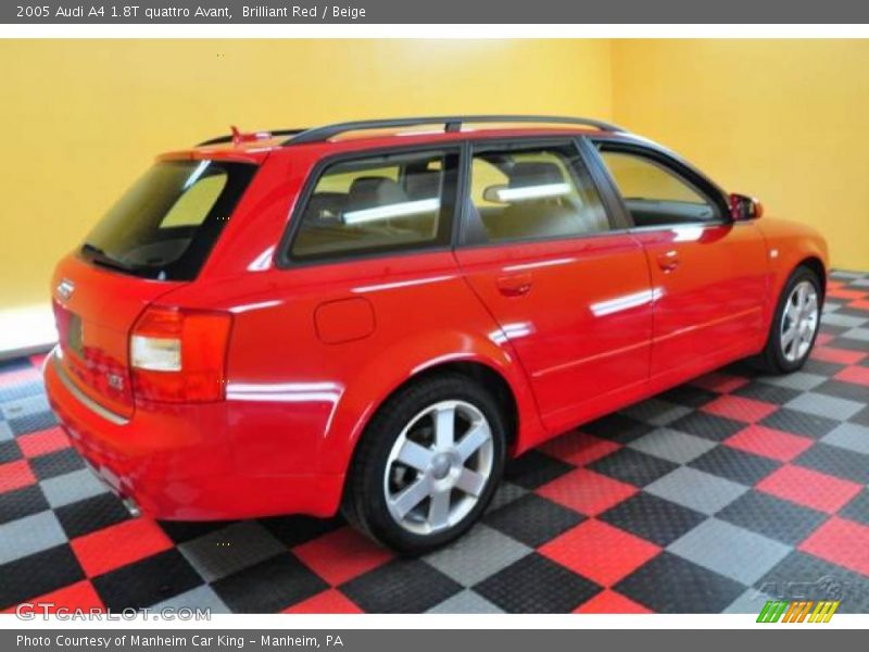Brilliant Red / Beige 2005 Audi A4 1.8T quattro Avant