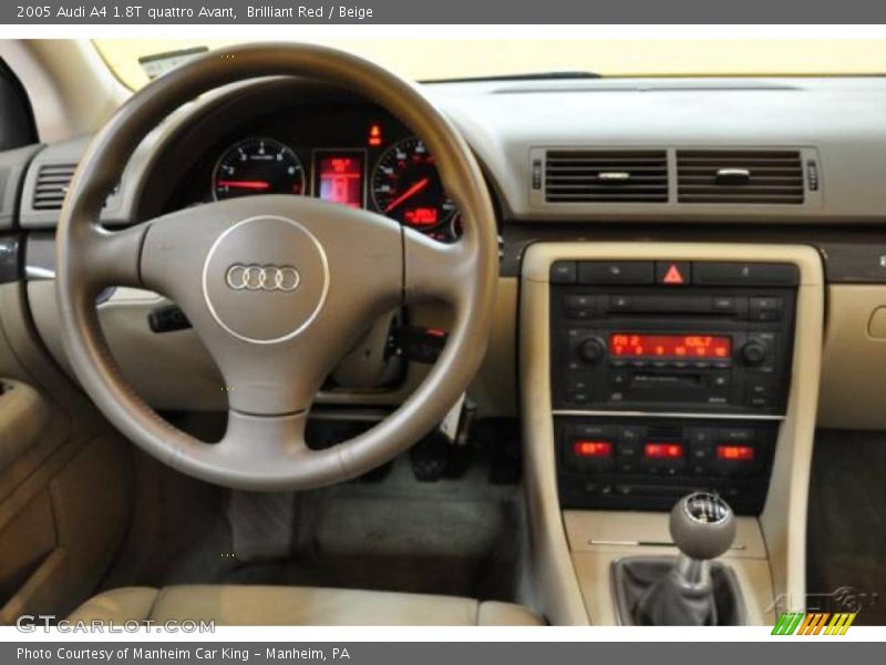 Brilliant Red / Beige 2005 Audi A4 1.8T quattro Avant