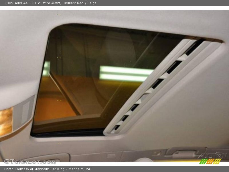 Brilliant Red / Beige 2005 Audi A4 1.8T quattro Avant