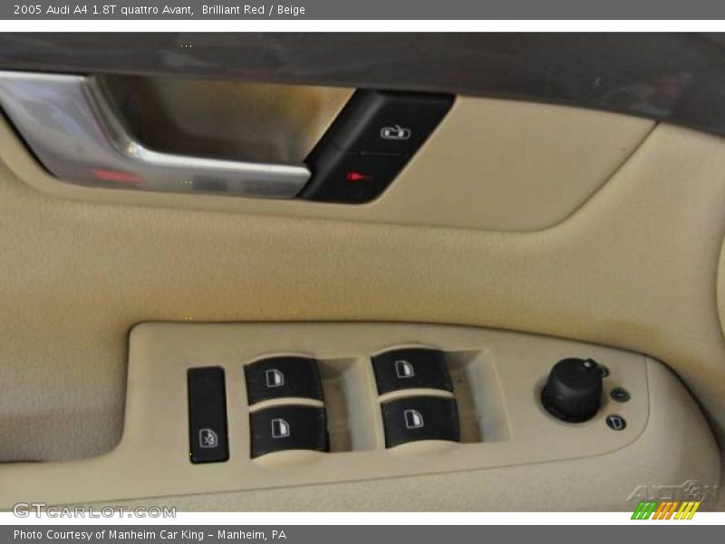 Brilliant Red / Beige 2005 Audi A4 1.8T quattro Avant