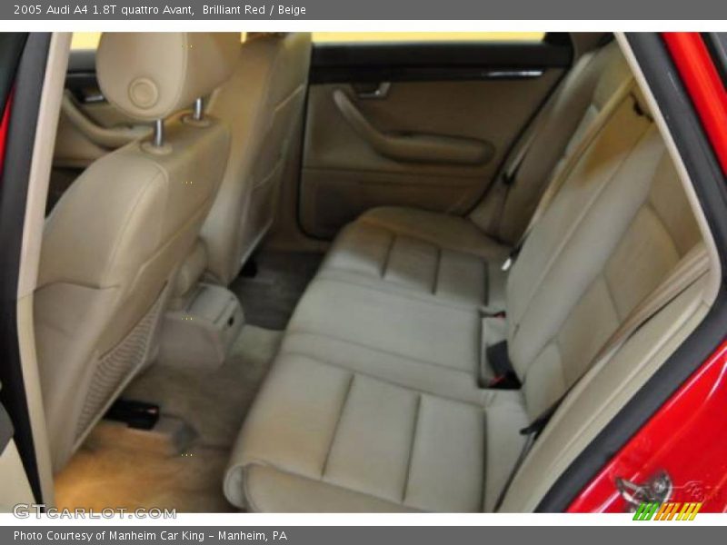Brilliant Red / Beige 2005 Audi A4 1.8T quattro Avant