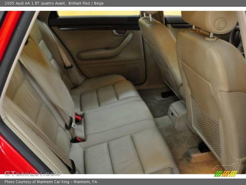 Brilliant Red / Beige 2005 Audi A4 1.8T quattro Avant
