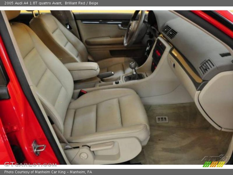 Brilliant Red / Beige 2005 Audi A4 1.8T quattro Avant