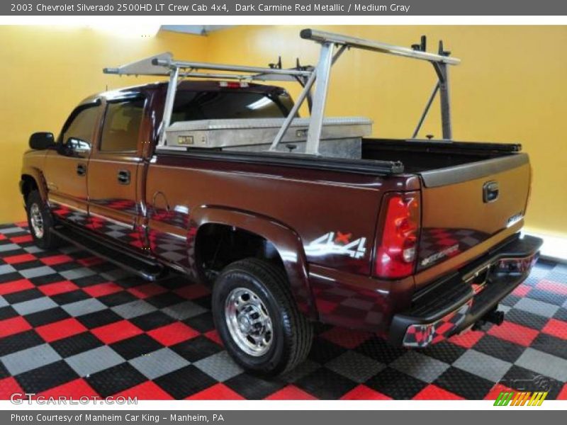 Dark Carmine Red Metallic / Medium Gray 2003 Chevrolet Silverado 2500HD LT Crew Cab 4x4