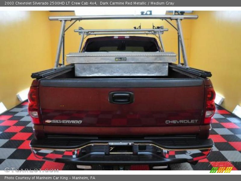 Dark Carmine Red Metallic / Medium Gray 2003 Chevrolet Silverado 2500HD LT Crew Cab 4x4