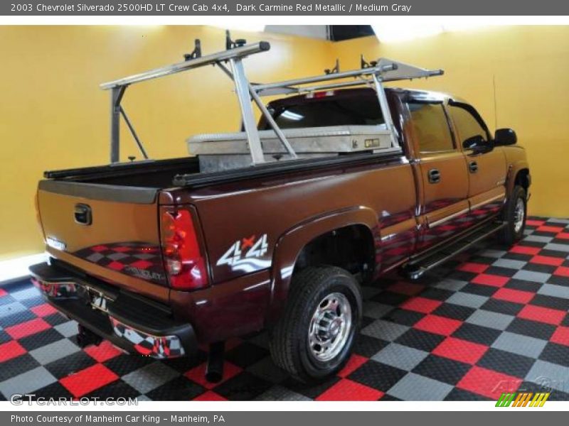Dark Carmine Red Metallic / Medium Gray 2003 Chevrolet Silverado 2500HD LT Crew Cab 4x4